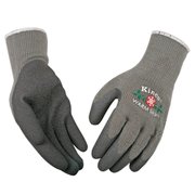 Kinco Warm Grip S Latex Coated Thermal Gray Dipped Gloves 1790W-S